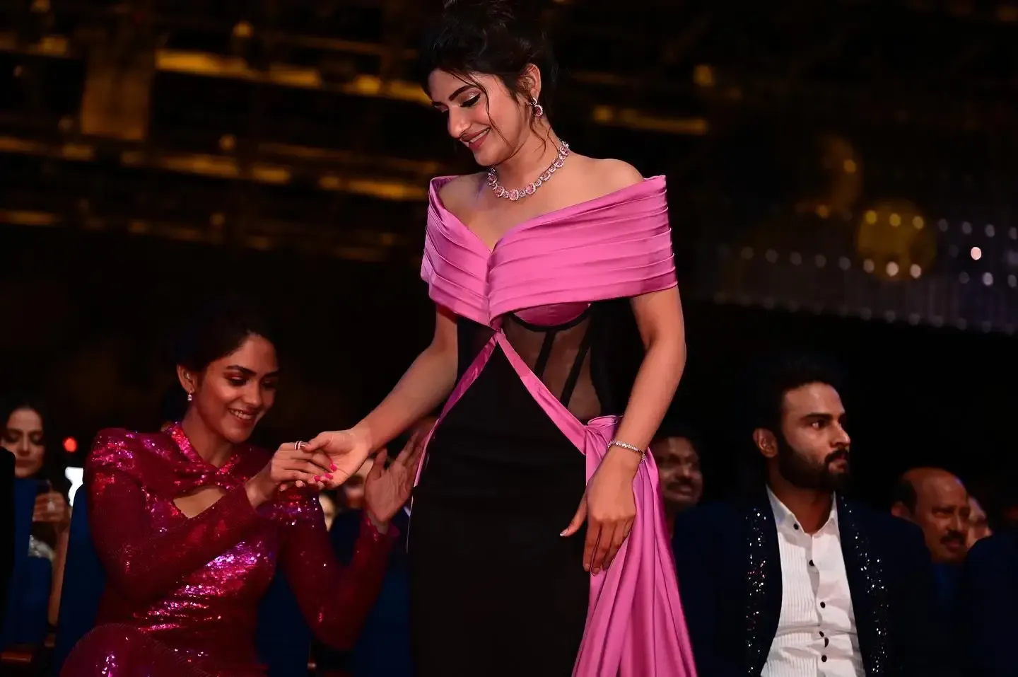 Indian Actress Sreeleela Images at Siima awards 2023